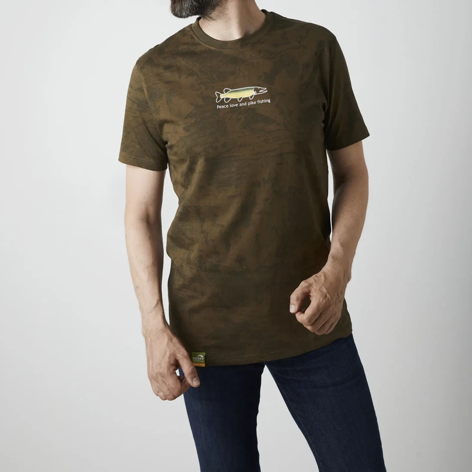 Geoff Anderson Organic Tee Peace Pike, kolor: Leaf