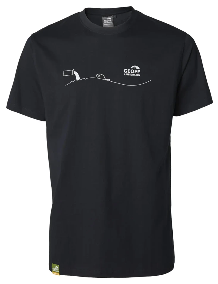 Organic Tee Pollution, kolor: Black - czarny