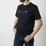 Organic Tee Pollution, kolor: Black - czarny