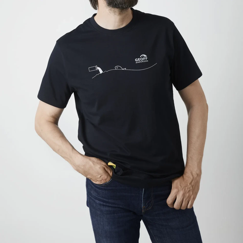Organic Tee Pollution, kolor: Black - czarny