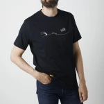Organic Tee Pollution, kolor: Black - czarny