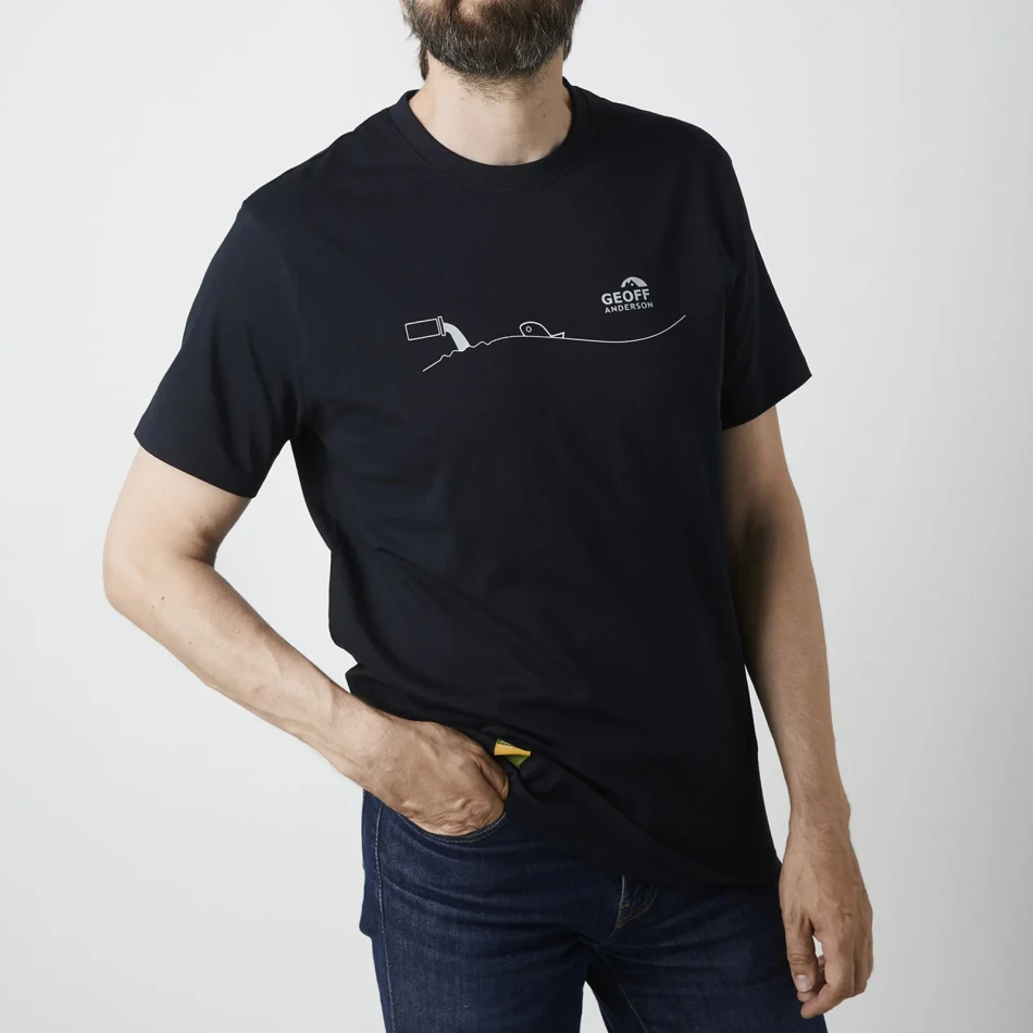 Organic Tee Pollution, kolor: Black - czarny