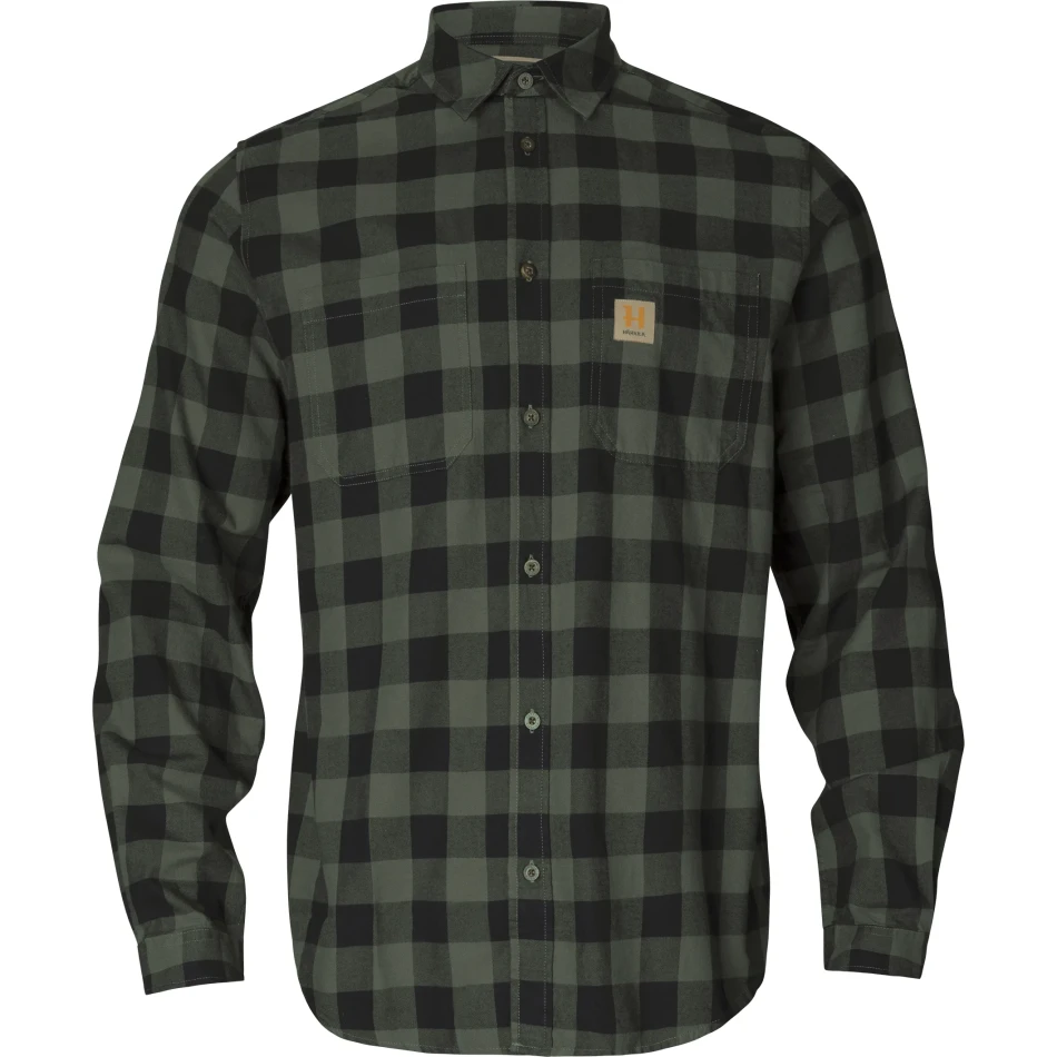 Harkila Scandinavian L/S Shirt, kolor: Green Check