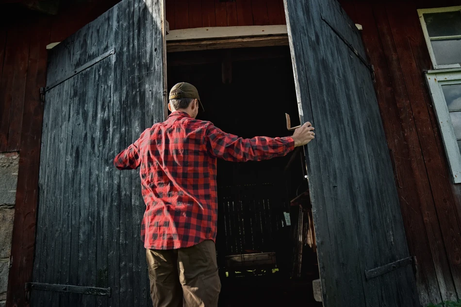 Harkila Scandinavian L/S Shirt, kolor: Red Check
