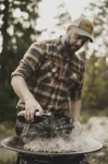 James Shirt, kolor: 599 - Brown Checked