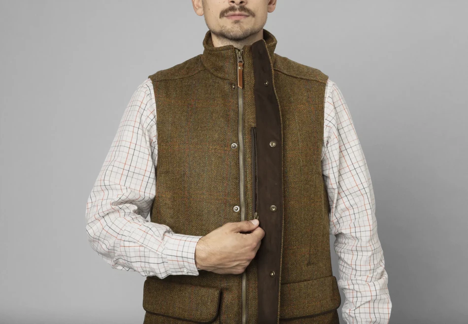 Harkila Kenmore Waistcoat, kolor: Terragon Brown