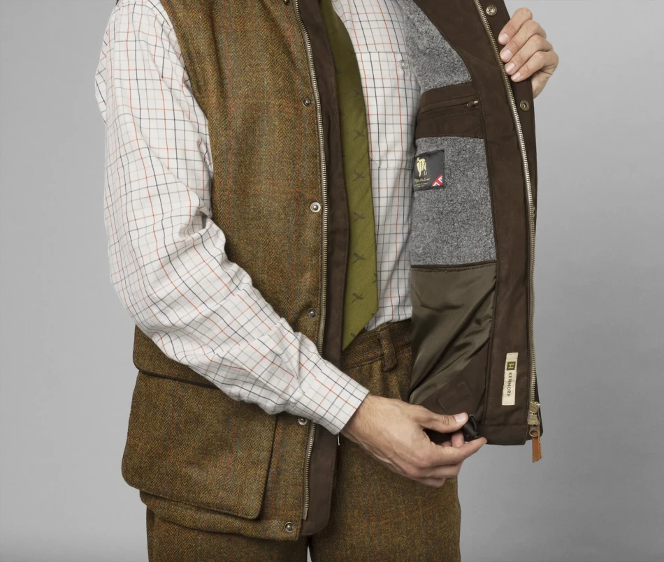 Harkila Kenmore Waistcoat, kolor: Terragon Brown
