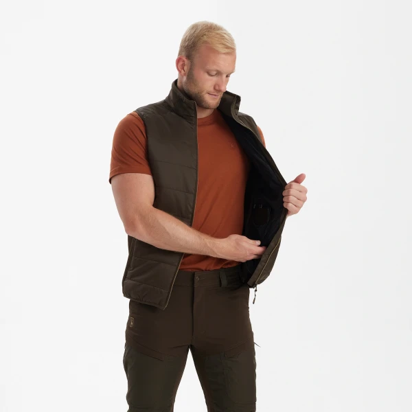 Heat Padded Waistcoat, kolor: 585 - Wood - 2