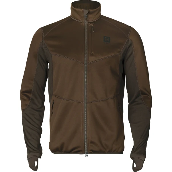 Harkila Scandinavian Fleece Jacket, kolor: Willow Green/Deep Brown