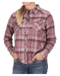 Wms Ruby River LS Shirt, kolor: 606 - Garnet Plaid