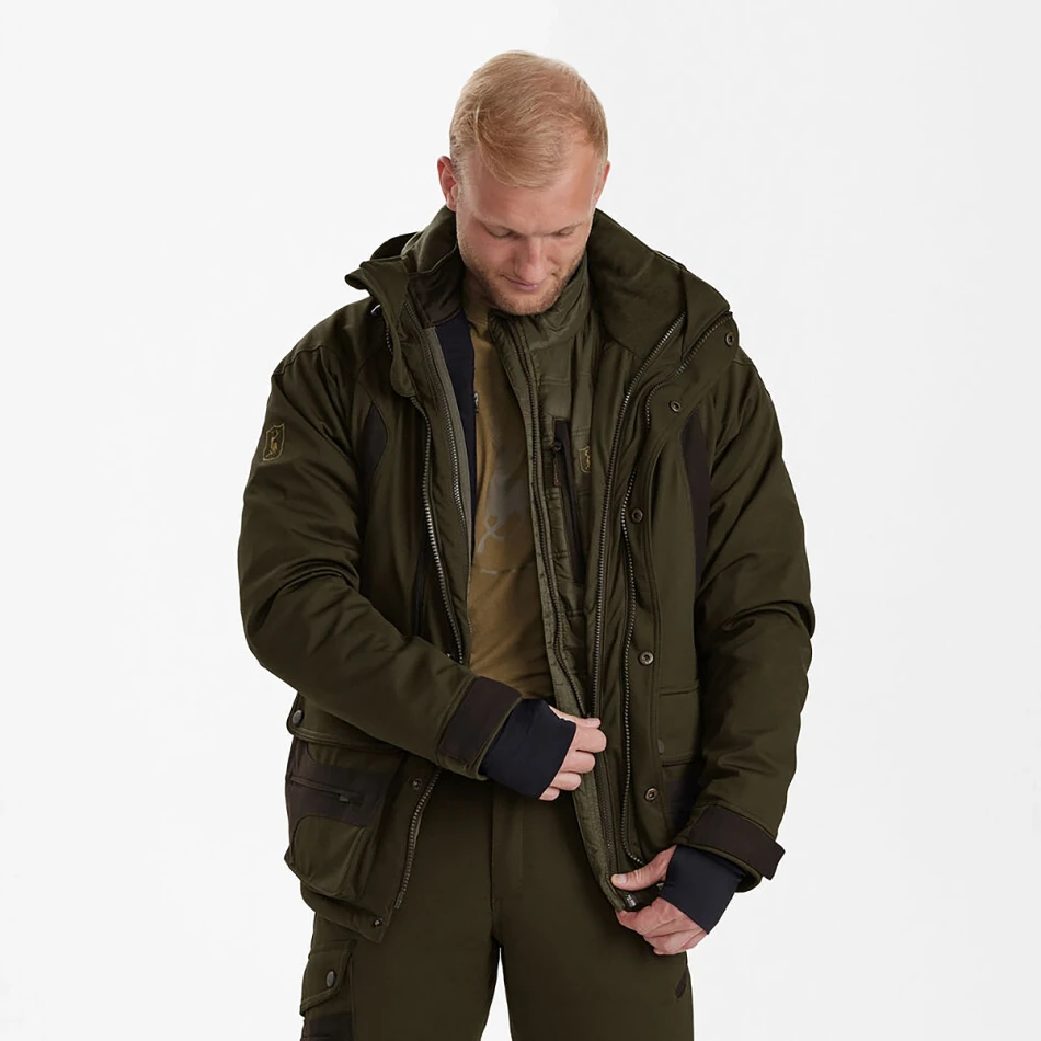 Muflon Zip-In Jacket, kolor: 376-Art Green