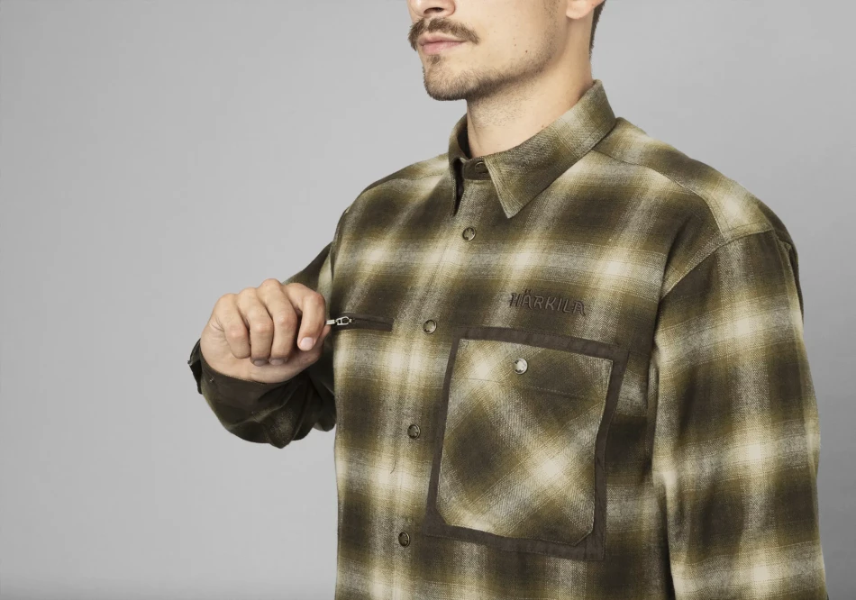 Harkila Folke Shirt Jacket, kolor: Willow Green