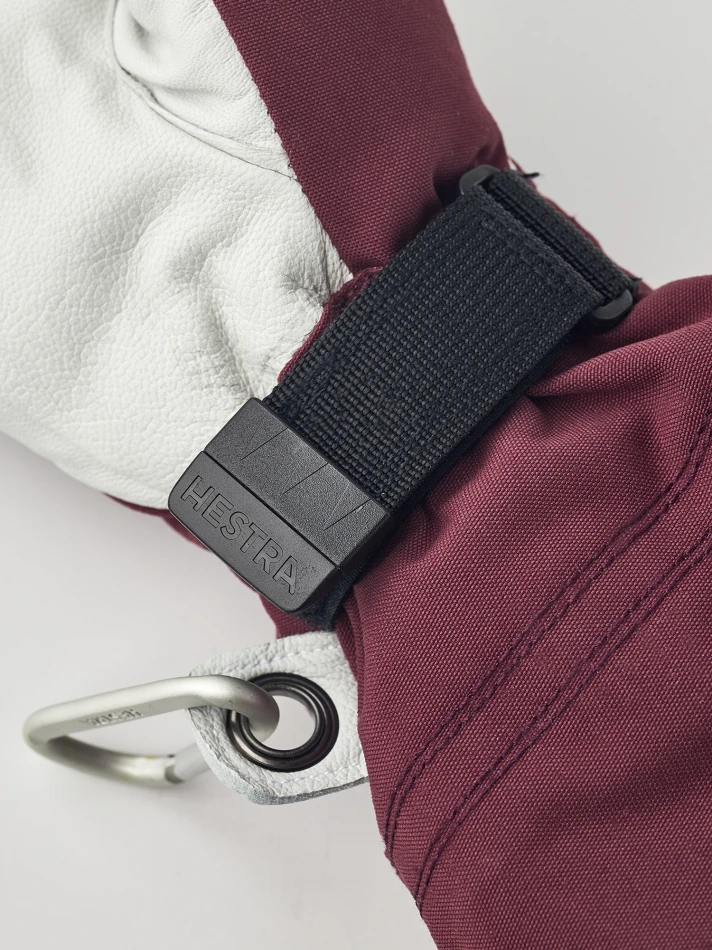 Heli Ski Female 3-finger, kolor: 590020 - Bordeaux / Offwhite