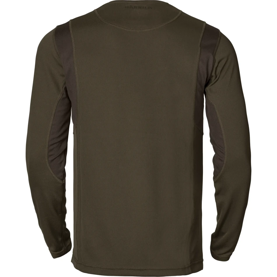 Harkila Forest Hunter L/S T-shirt, kolor: Hunting Green/Shadow Brown