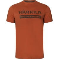 Harkila Logo S/S T-shirt, kolor: Arabian Spice