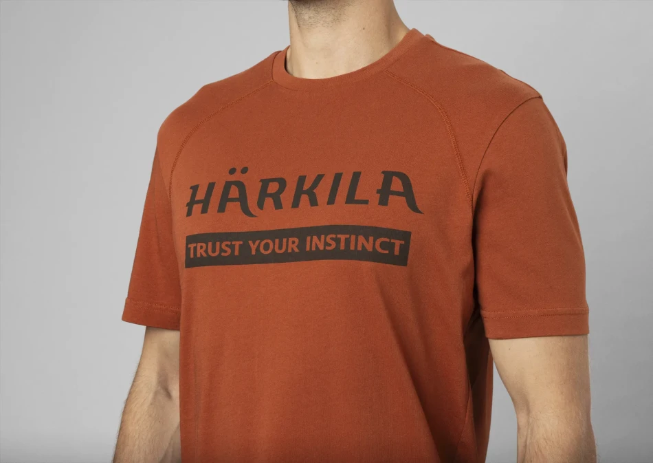 Harkila Logo S/S T-shirt, kolor: Arabian Spice