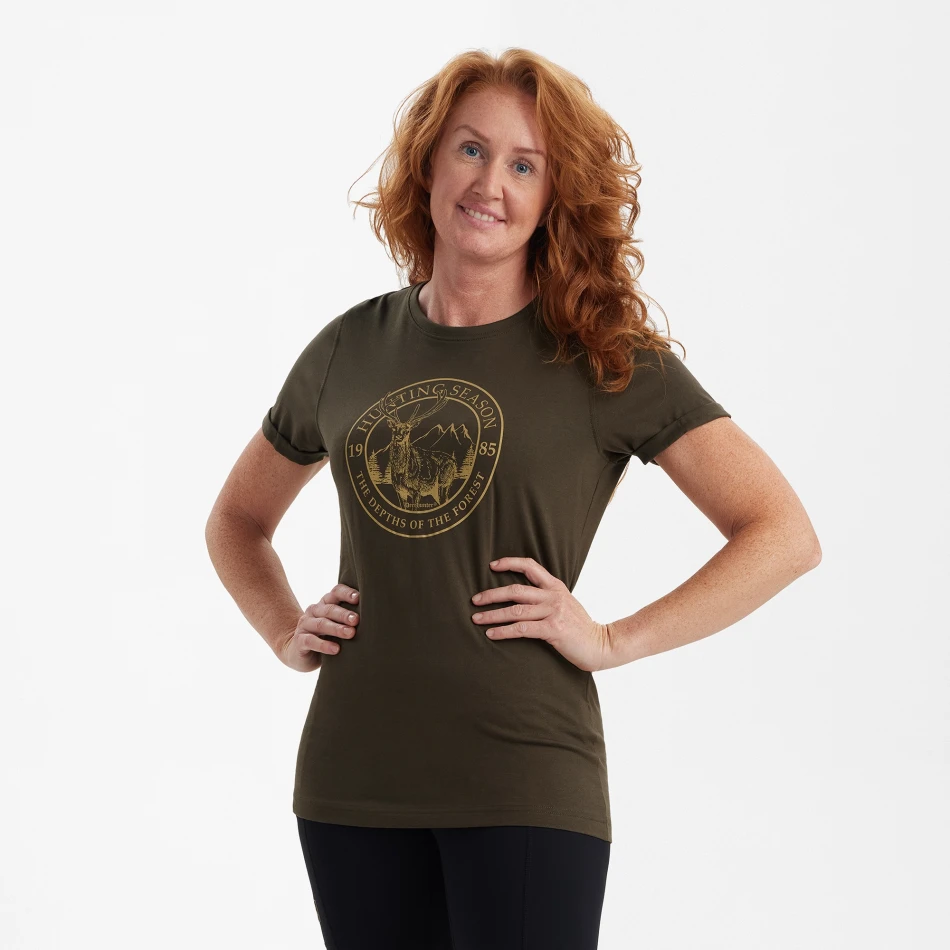 Lady Ella T-shirt, kolor: 353 - Adventure Green