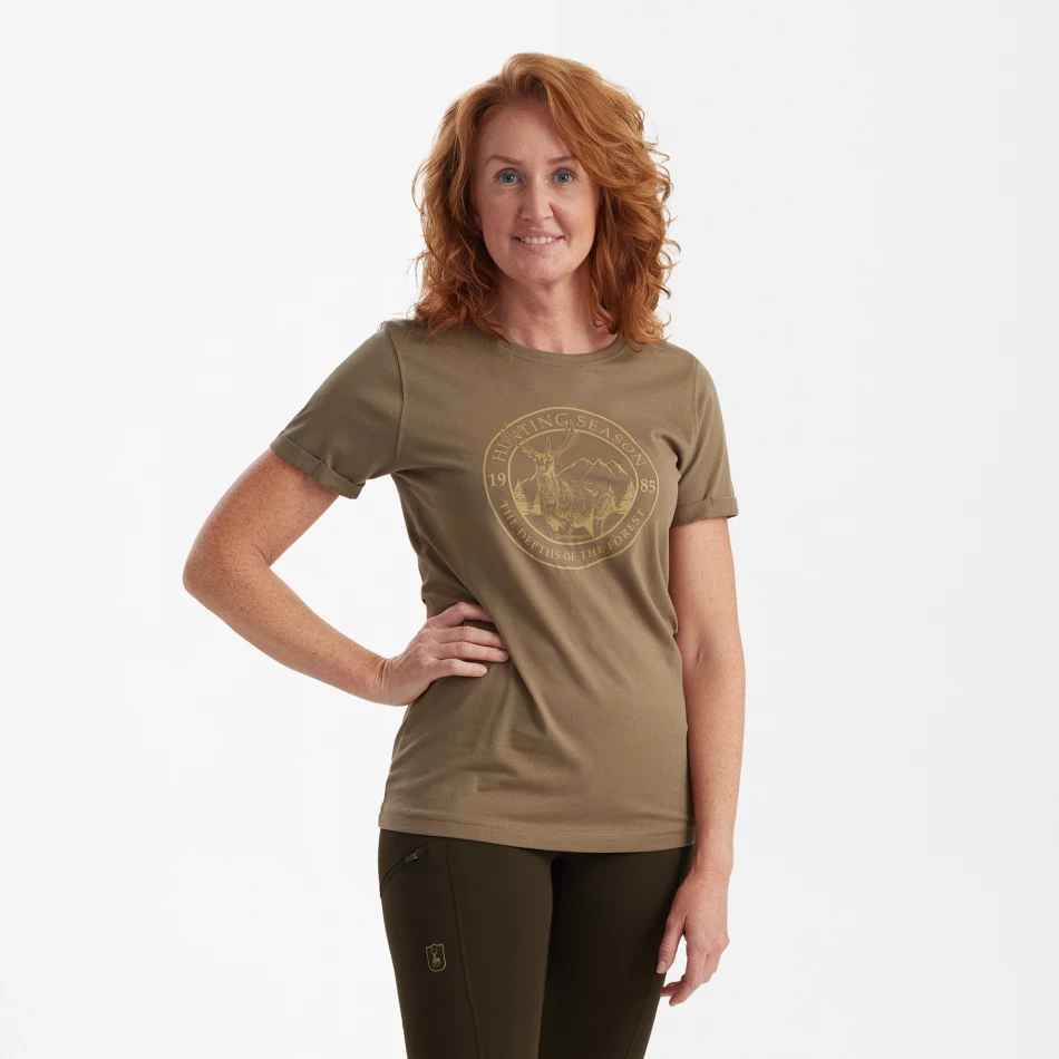 Lady Ella T-shirt, kolor: 269 - Driftwood