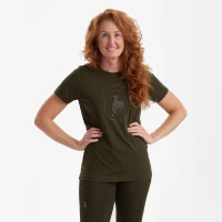 Lady Logo T-shirt, kolor: 381 - Fallen Leaf