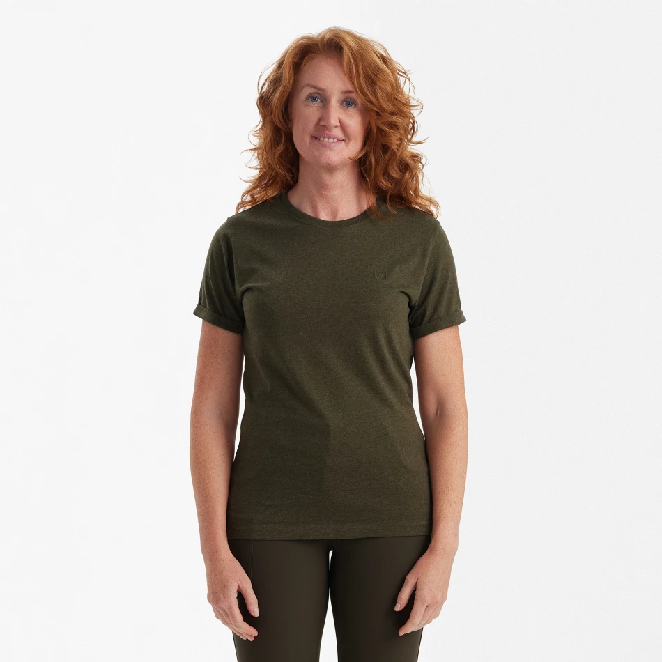Ladies Basic Pack T-Shirt, kolor: 354 - Adventure Green Melange