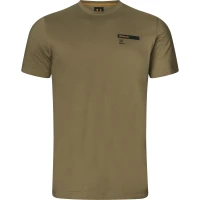 Harkila Logo Band S/S T-Shirt, kolor: Dark Antique Bronze