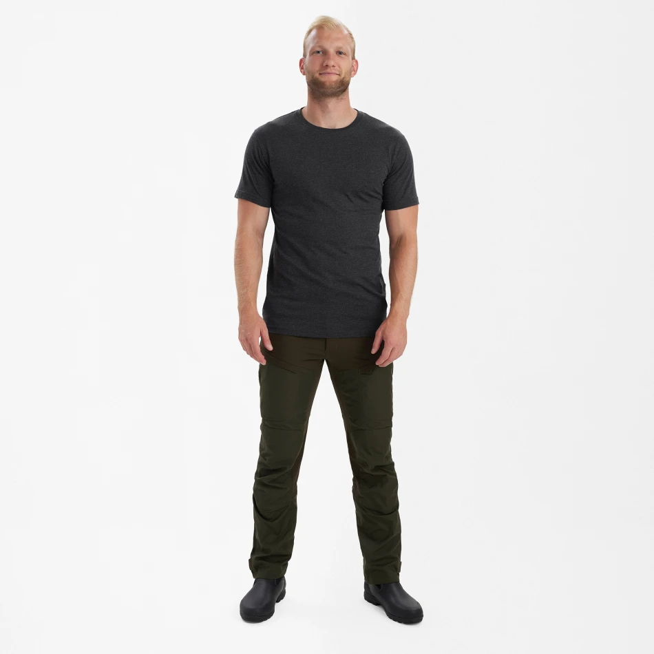 Basic 2-Pack T-shirt, kolor: 916 - Grey Melange
