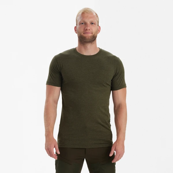 Basic 2-Pack T-Shirt, kolor: 354 - Adventure Melange Green