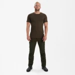 Basic 2-Pack T-Shirt, kolor:  572 - Brown Leaf Melange