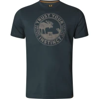 Harkila Moose S/S T-Shirt, kolor: Dark Navy