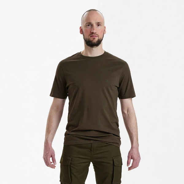 T-shirt 2-pack, kolor: 571 - Brown Leaf
