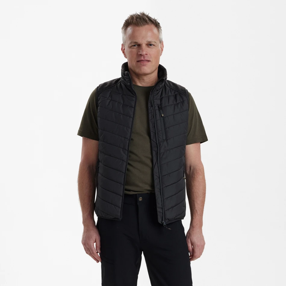 Moor Padded Waistcoat, kolor: 999 - Black