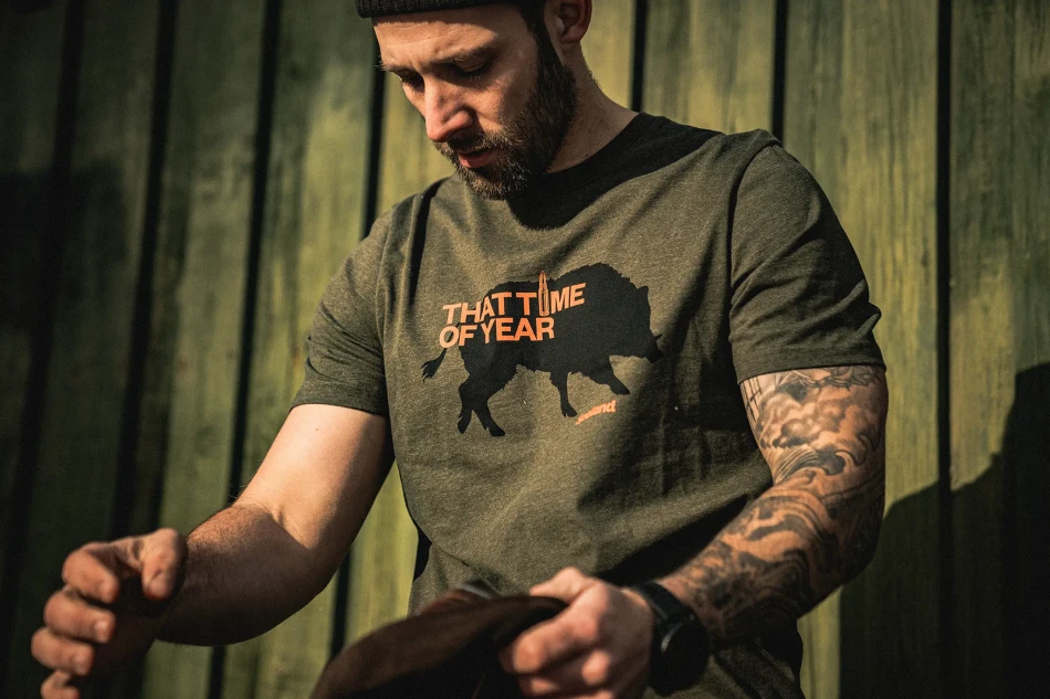 Seeland That Time T-Shirt, kolor: Pine Green Melange
