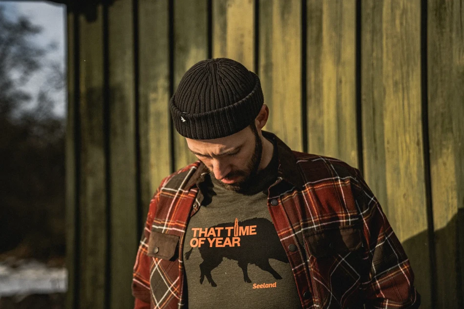 Seeland That Time T-Shirt, kolor: Pine Green Melange
