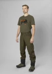 Seeland That Time T-Shirt, kolor: Pine Green Melange