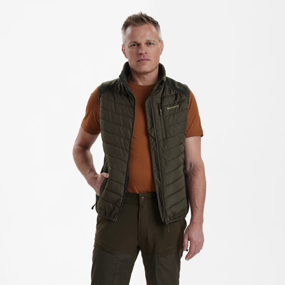 Moor Padded Waistcoat, kolor: 393 - Timber
