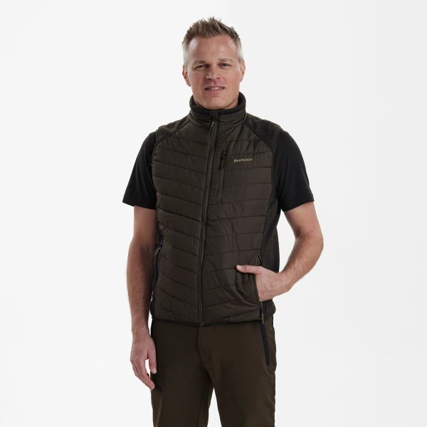 Moor Padded Waistcoat, kolor: 571 - Brown Leaf