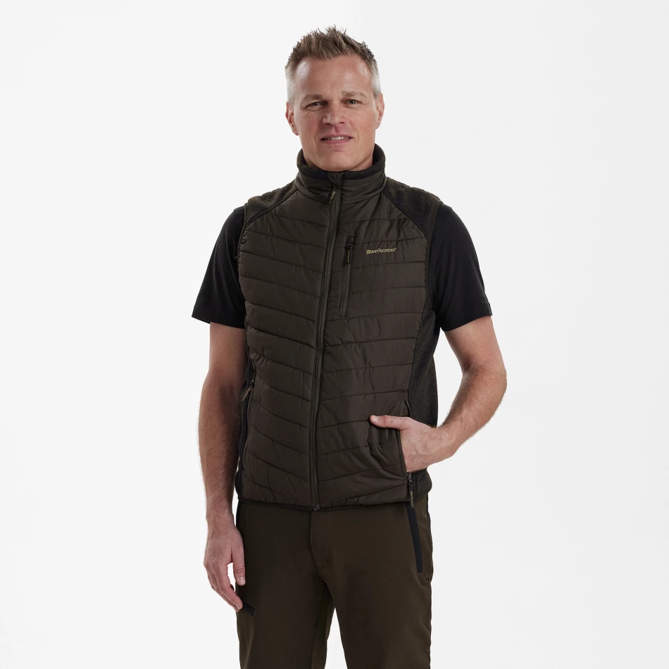Moor Padded Waistcoat, kolor: 571 - Brown Leaf
