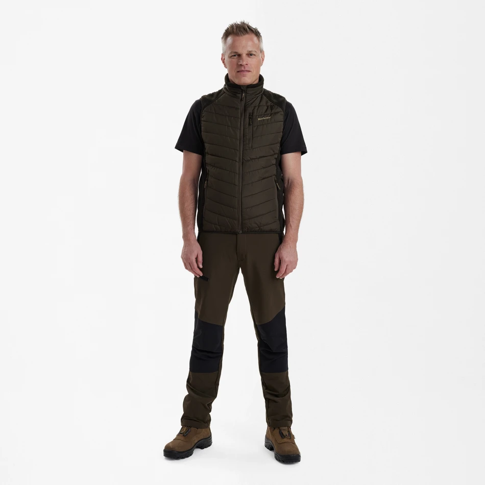 Moor Padded Waistcoat, kolor: 571 - Brown Leaf