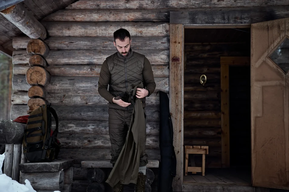 Harkila Logmar Insulated Packable Waistcoat, kolor: Willow Green