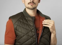 Harkila Logmar Insulated Packable Waistcoat, kolor: Willow Green