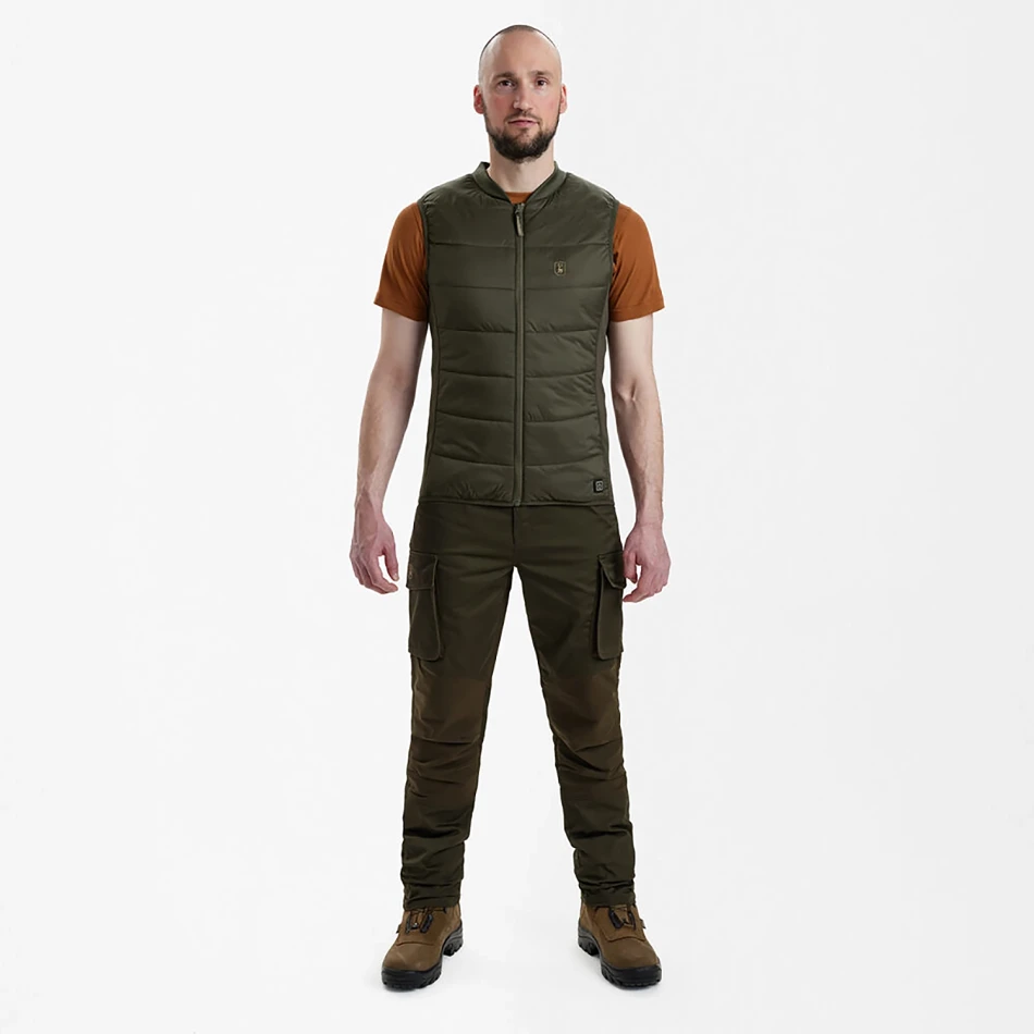 Heat Inner Waistcoat w. powerbank, kolor: 388 - Deep Green
