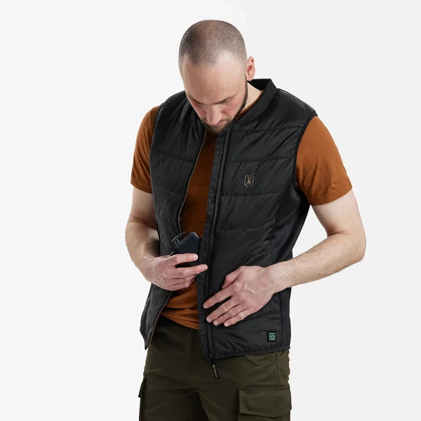 Heat Inner Waistcoat w. powerbank, kolor: 999 - Black