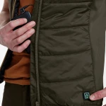 Heat Inner Waistcoat w. powerbank, kolor: 388 - Deep Green
