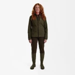 Lady Pam Bonded Fleece Jacket, kolor: 669 - Orange / zielona strona polarowa