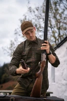 Harkila Kaldfjord Corduroy Check Shirt, kolor: Phantom