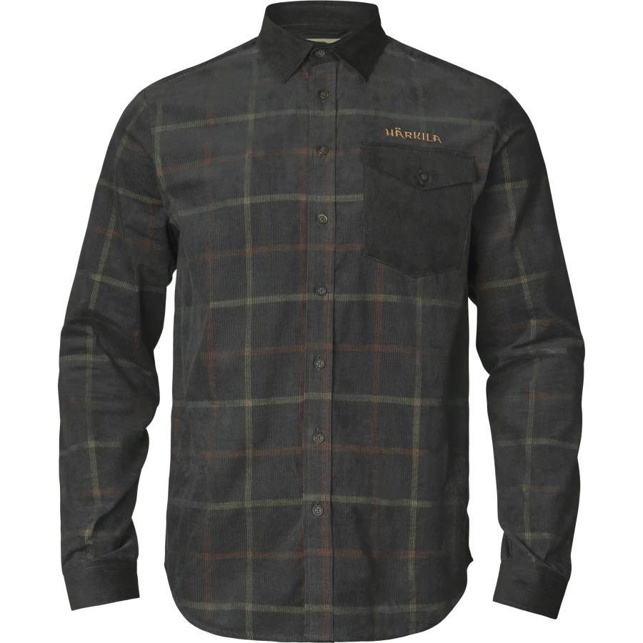 Harkila Kaldfjord Corduroy Check Shirt, kolor: Phantom