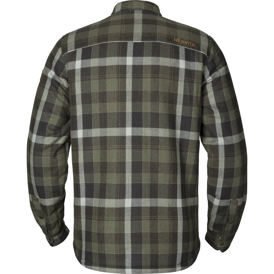 Harkila Asmund Insulated Wool Shirt Jacket, kolor: Willow Green/Phantom