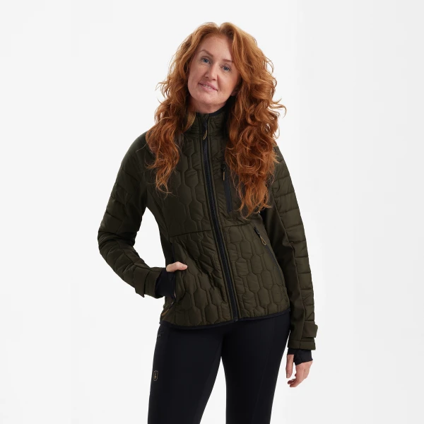 Lady Mossdale Quilted Jacket, kolor: 361 - Forest Green