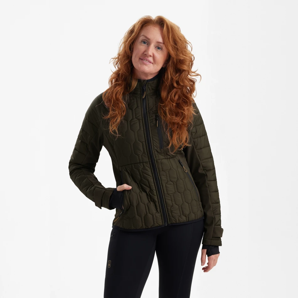 Lady Mossdale Quilted Jacket, kolor: 361 - Forest Green