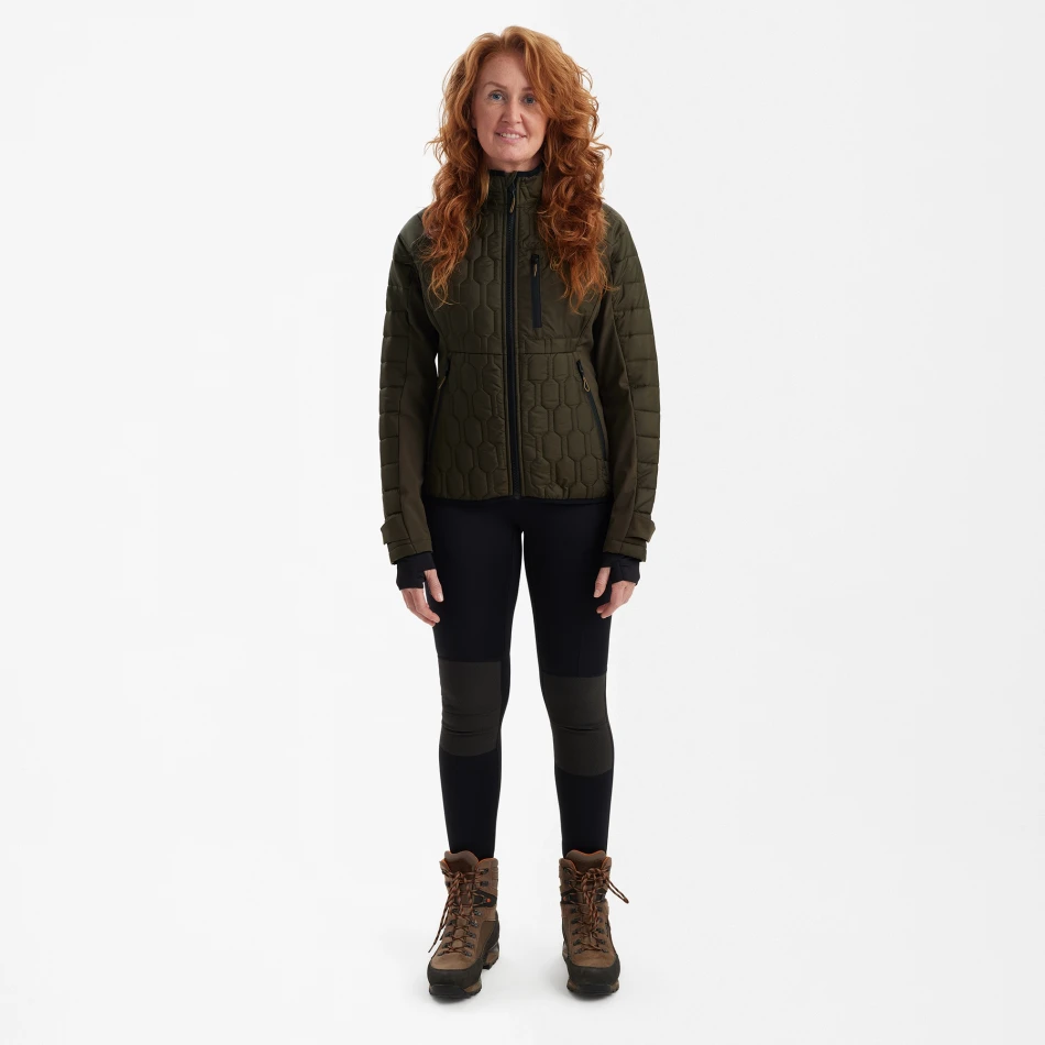 Lady Mossdale Quilted Jacket, kolor: 361 - Forest Green